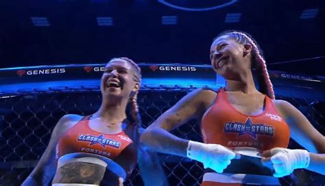 MMA News: Female boxer flashes after the win, UFC fighter。